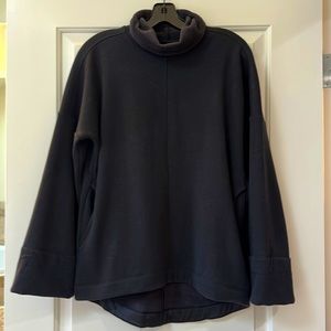 Athleta | Cozy Karma Funnel Neck Sweatshirt XXS Black